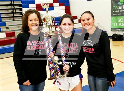 Thumbnail 3 in Arcadia vs. Pinnacle (Lady Titan Winter Hoops Classic Finals) photogallery.