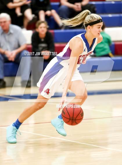 Thumbnail 1 in Arcadia vs. Pinnacle (Lady Titan Winter Hoops Classic Finals) photogallery.