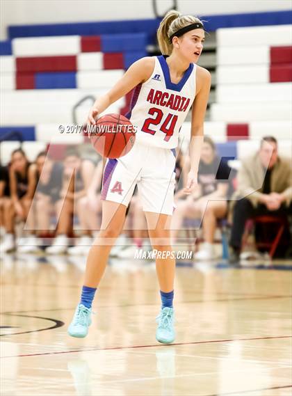 Thumbnail 3 in Arcadia vs. Pinnacle (Lady Titan Winter Hoops Classic Finals) photogallery.