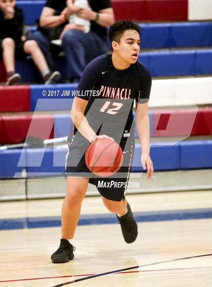 Thumbnail 1 in Arcadia vs. Pinnacle (Lady Titan Winter Hoops Classic Finals) photogallery.