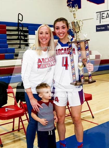 Thumbnail 1 in Arcadia vs. Pinnacle (Lady Titan Winter Hoops Classic Finals) photogallery.
