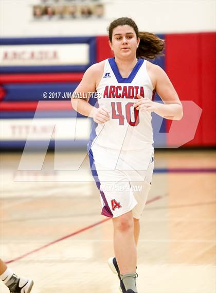Thumbnail 3 in Arcadia vs. Pinnacle (Lady Titan Winter Hoops Classic Finals) photogallery.
