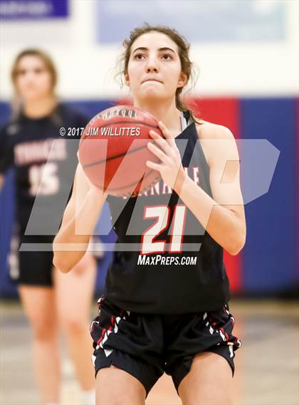 Thumbnail 3 in Arcadia vs. Pinnacle (Lady Titan Winter Hoops Classic Finals) photogallery.