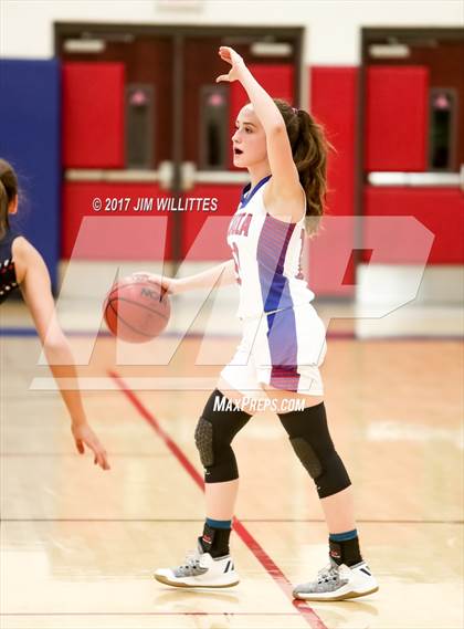 Thumbnail 1 in Arcadia vs. Pinnacle (Lady Titan Winter Hoops Classic Finals) photogallery.