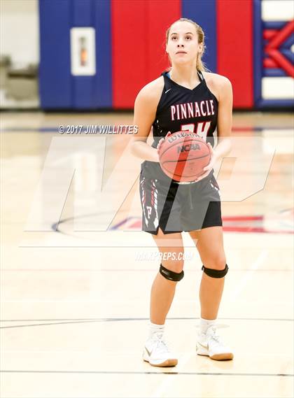 Thumbnail 2 in Arcadia vs. Pinnacle (Lady Titan Winter Hoops Classic Finals) photogallery.