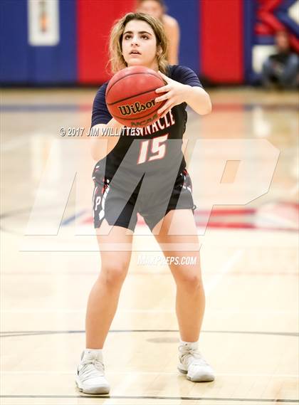 Thumbnail 1 in Arcadia vs. Pinnacle (Lady Titan Winter Hoops Classic Finals) photogallery.