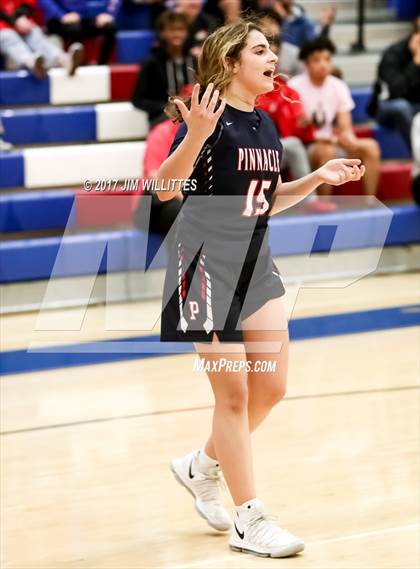 Thumbnail 1 in Arcadia vs. Pinnacle (Lady Titan Winter Hoops Classic Finals) photogallery.