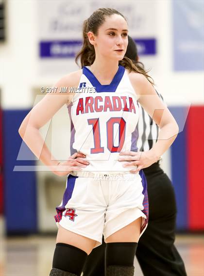 Thumbnail 1 in Arcadia vs. Pinnacle (Lady Titan Winter Hoops Classic Finals) photogallery.