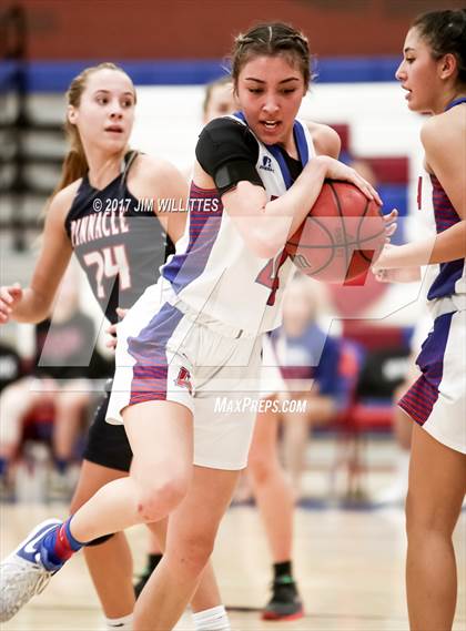 Thumbnail 1 in Arcadia vs. Pinnacle (Lady Titan Winter Hoops Classic Finals) photogallery.