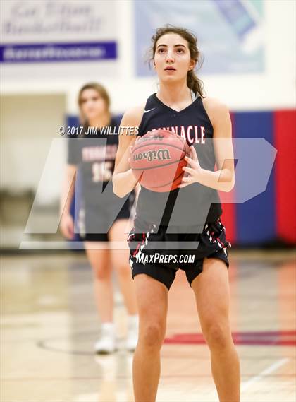 Thumbnail 2 in Arcadia vs. Pinnacle (Lady Titan Winter Hoops Classic Finals) photogallery.