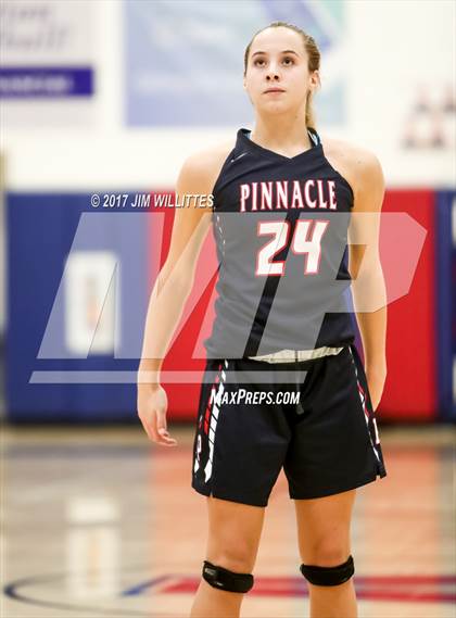 Thumbnail 1 in Arcadia vs. Pinnacle (Lady Titan Winter Hoops Classic Finals) photogallery.