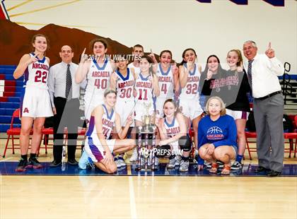 Thumbnail 3 in Arcadia vs. Pinnacle (Lady Titan Winter Hoops Classic Finals) photogallery.