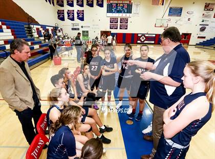 Thumbnail 2 in Arcadia vs. Pinnacle (Lady Titan Winter Hoops Classic Finals) photogallery.