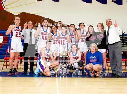 Thumbnail 2 in Arcadia vs. Pinnacle (Lady Titan Winter Hoops Classic Finals) photogallery.