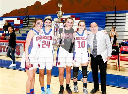 Thumbnail 3 in Arcadia vs. Pinnacle (Lady Titan Winter Hoops Classic Finals) photogallery.