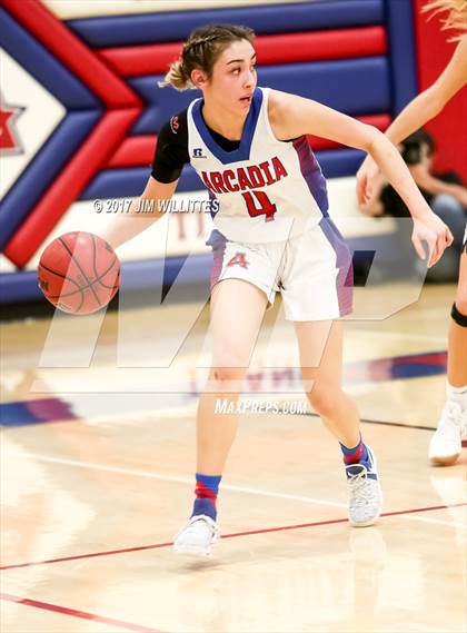 Thumbnail 1 in Arcadia vs. Pinnacle (Lady Titan Winter Hoops Classic Finals) photogallery.