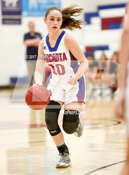 Thumbnail 2 in Arcadia vs. Pinnacle (Lady Titan Winter Hoops Classic Finals) photogallery.