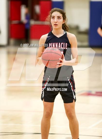 Thumbnail 3 in Arcadia vs. Pinnacle (Lady Titan Winter Hoops Classic Finals) photogallery.