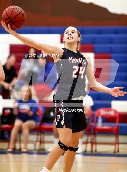 Thumbnail 2 in Arcadia vs. Pinnacle (Lady Titan Winter Hoops Classic Finals) photogallery.