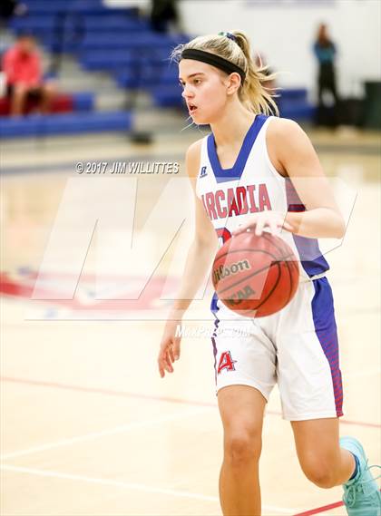 Thumbnail 1 in Arcadia vs. Pinnacle (Lady Titan Winter Hoops Classic Finals) photogallery.
