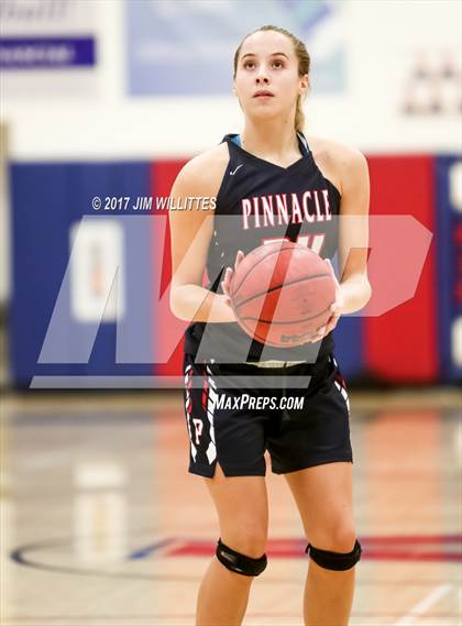 Thumbnail 2 in Arcadia vs. Pinnacle (Lady Titan Winter Hoops Classic Finals) photogallery.