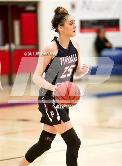 Thumbnail 2 in Arcadia vs. Pinnacle (Lady Titan Winter Hoops Classic Finals) photogallery.