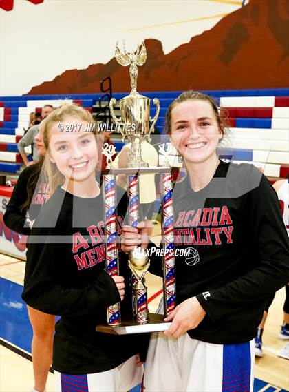 Thumbnail 2 in Arcadia vs. Pinnacle (Lady Titan Winter Hoops Classic Finals) photogallery.
