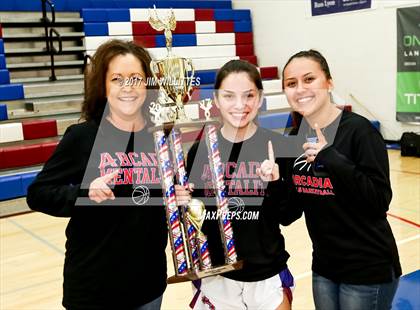 Thumbnail 1 in Arcadia vs. Pinnacle (Lady Titan Winter Hoops Classic Finals) photogallery.