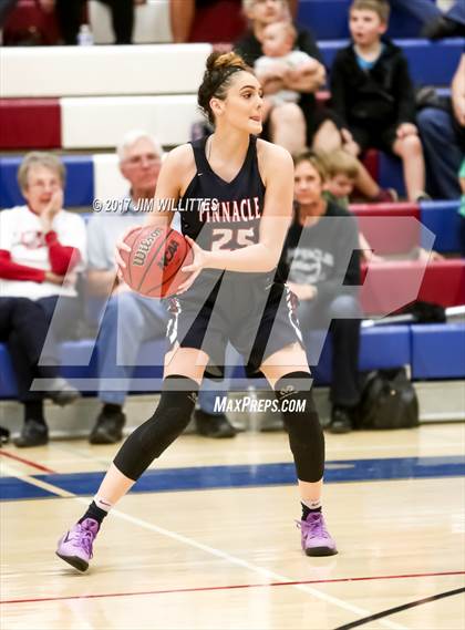 Thumbnail 3 in Arcadia vs. Pinnacle (Lady Titan Winter Hoops Classic Finals) photogallery.