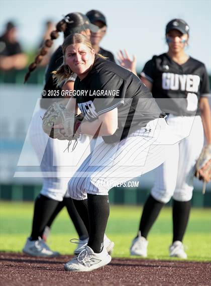 Thumbnail 2 in Guyer vs Forney (UIL 6A  Softball State Semi-Final Division II) Game 2 photogallery.