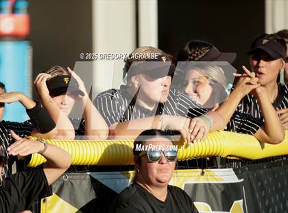 Thumbnail 3 in Guyer vs Forney (UIL 6A  Softball State Semi-Final Division II) Game 2 photogallery.