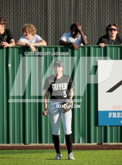 Thumbnail 2 in Guyer vs Forney (UIL 6A  Softball State Semi-Final Division II) Game 2 photogallery.