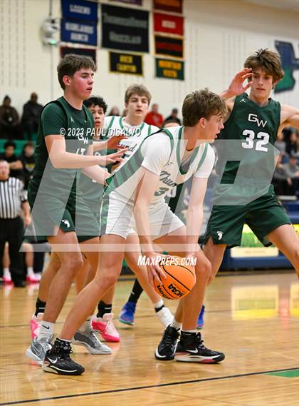 Thumbnail 1 in George Washington @ ThunderRidge (Chap/TR Tip-Off Classic) photogallery.