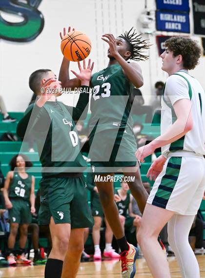 Thumbnail 3 in George Washington @ ThunderRidge (Chap/TR Tip-Off Classic) photogallery.