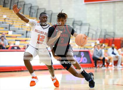 Thumbnail 1 in Orange Lutheran vs. Rolling Hills Prep (Mater Dei Extravaganza) photogallery.