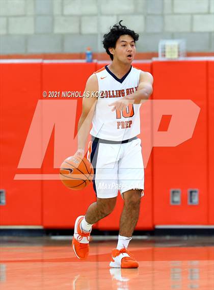 Thumbnail 3 in Orange Lutheran vs. Rolling Hills Prep (Mater Dei Extravaganza) photogallery.