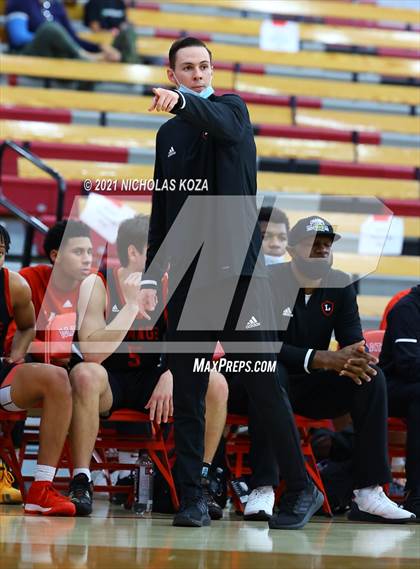 Thumbnail 1 in Orange Lutheran vs. Rolling Hills Prep (Mater Dei Extravaganza) photogallery.