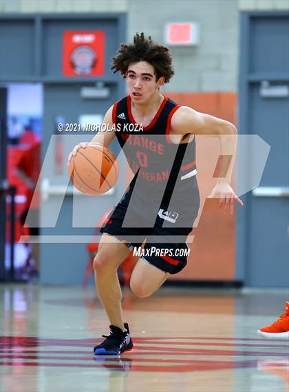 Thumbnail 1 in Orange Lutheran vs. Rolling Hills Prep (Mater Dei Extravaganza) photogallery.