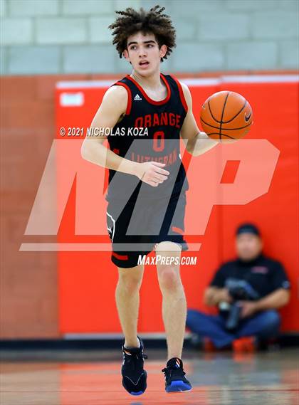 Thumbnail 2 in Orange Lutheran vs. Rolling Hills Prep (Mater Dei Extravaganza) photogallery.