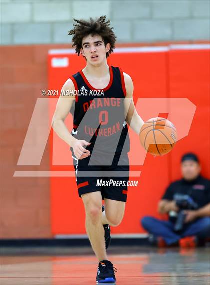Thumbnail 1 in Orange Lutheran vs. Rolling Hills Prep (Mater Dei Extravaganza) photogallery.