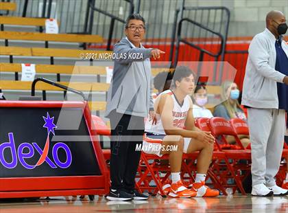 Thumbnail 1 in Orange Lutheran vs. Rolling Hills Prep (Mater Dei Extravaganza) photogallery.