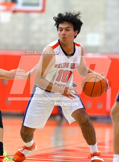 Thumbnail 3 in Orange Lutheran vs. Rolling Hills Prep (Mater Dei Extravaganza) photogallery.