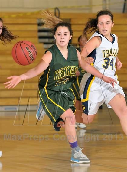 Thumbnail 2 in FR: Kennedy vs. Oak Ridge (Trojan Toss-Up) photogallery.