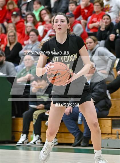 Thumbnail 2 in Mt. Vernon vs New Palestine (IHSAA 4A Section 9 Final)  photogallery.