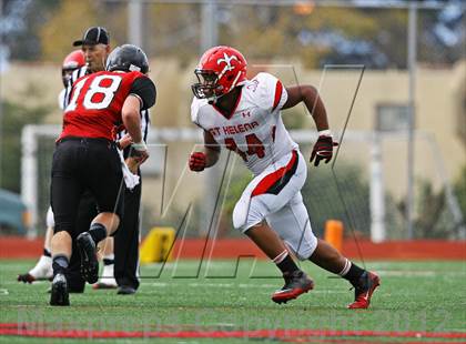 Thumbnail 3 in St. Helena @ Salesian (CIF NCS D4 Playoffs) photogallery.