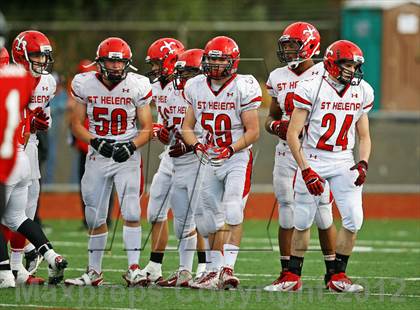 Thumbnail 3 in St. Helena @ Salesian (CIF NCS D4 Playoffs) photogallery.