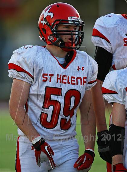 Thumbnail 2 in St. Helena @ Salesian (CIF NCS D4 Playoffs) photogallery.