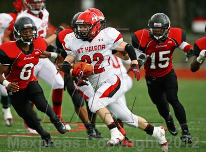 Thumbnail 2 in St. Helena @ Salesian (CIF NCS D4 Playoffs) photogallery.