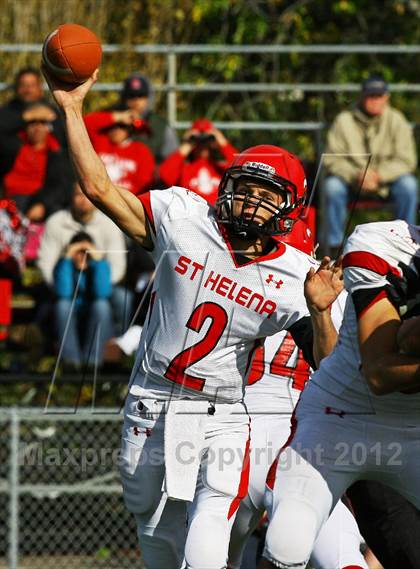 Thumbnail 1 in St. Helena @ Salesian (CIF NCS D4 Playoffs) photogallery.