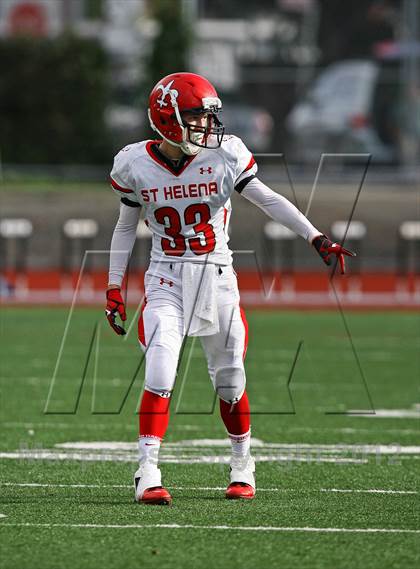 Thumbnail 2 in St. Helena @ Salesian (CIF NCS D4 Playoffs) photogallery.